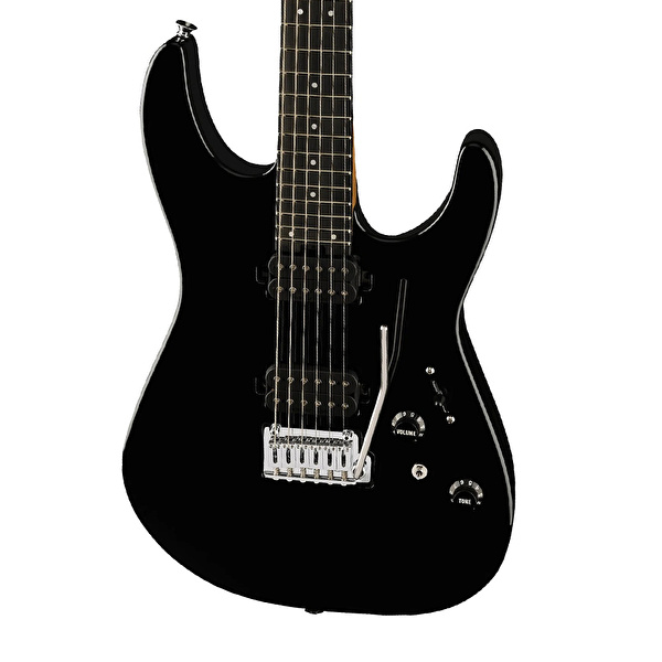Charvel Pro Mod DK24 HH 2PT Abanoz Klavye Gloss Black Elektro Gitar