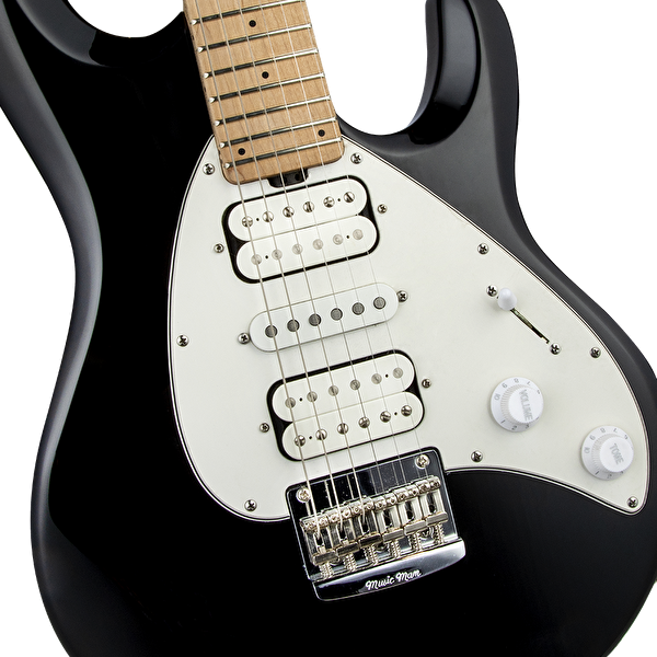 MUSIC MAN HSH Silhouette STD Serisi Siyah Elektro Gitar