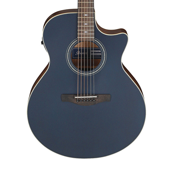 IBANEZ AE100-DBF Dark Tide Blue Flat Elektro Akustik Gitar