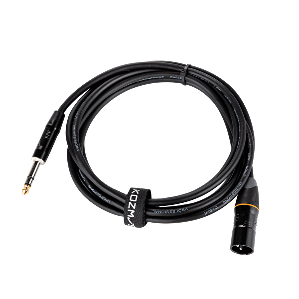 Kozmos KCL-061-3M XLR-TRS 6,35mm Stereo 3mt Kablo
