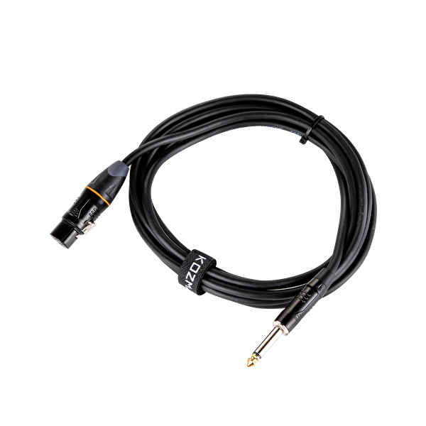 Kozmos KCL-062-3M XLR-TS 6,35mm Mono 3mt Kablo