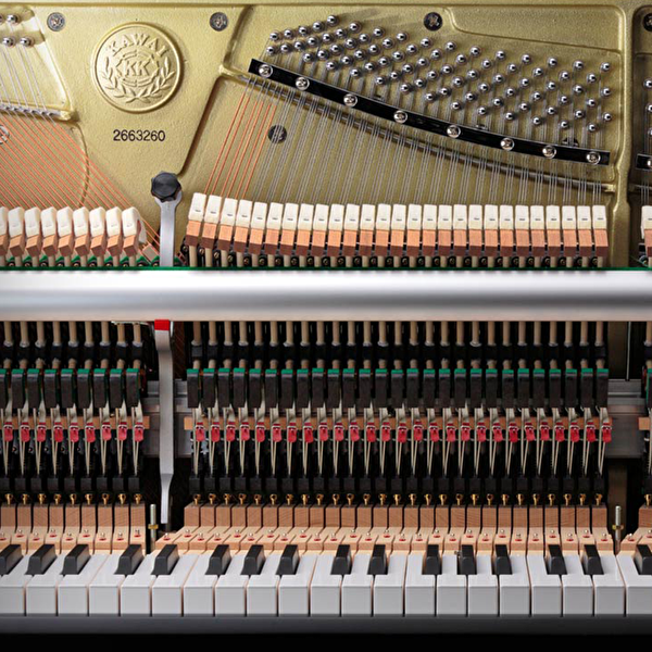 KAWAI K-300 M/PEP Parlak Siyah 122 CM Duvar Piyanosu