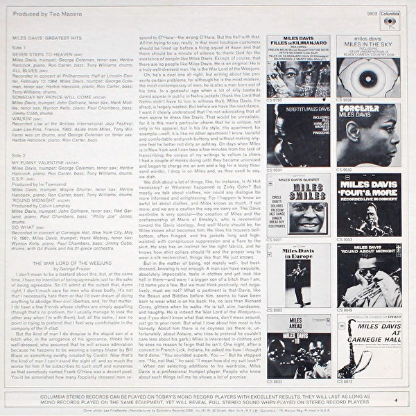 Miles Davis - Greatest Hits (1969)