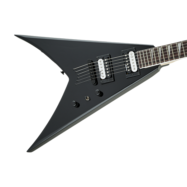 Jackson JS32T King V Sabit Köprü Amaranth Klavye Gloss Black Elektro Gitar