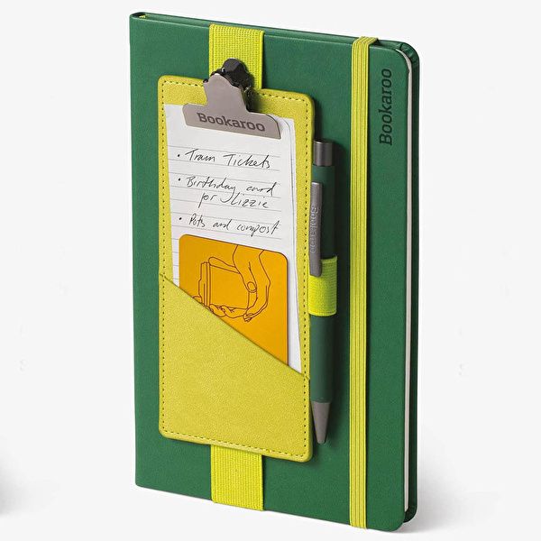 IF Bookaroo Klipsli Defter Kılıfı - Turuncu