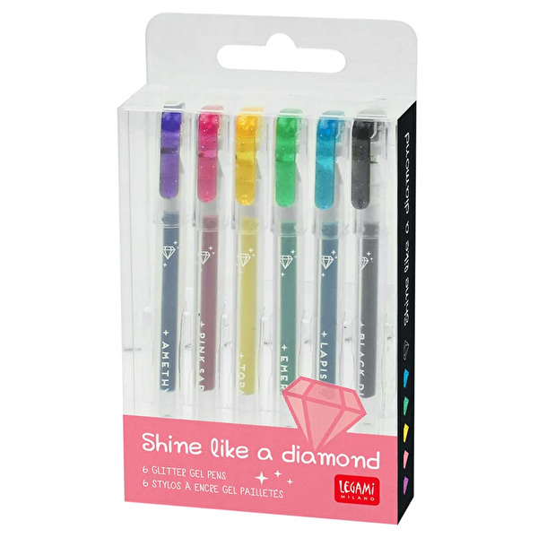 LEGAMI Glitter 6'lı Jel Kalem