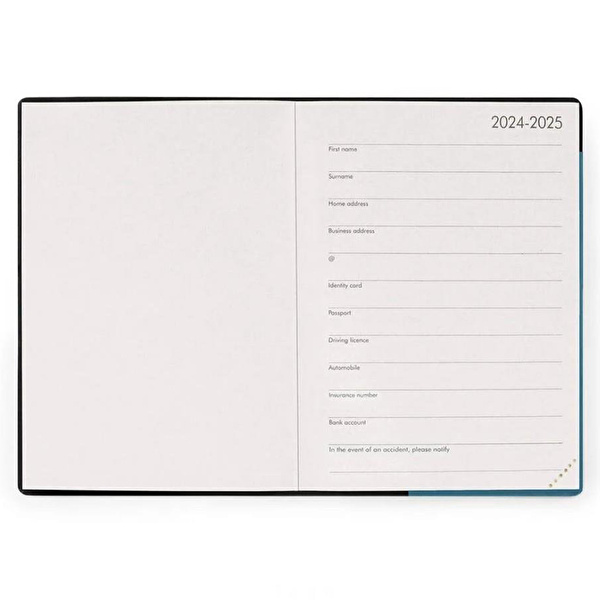 LEGAMI 16 Aylık Günlük Ajanda 2024/2025 Açık Mavi