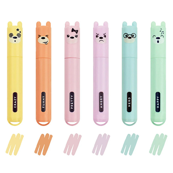 LEGAMI Ayıcık Pastel Fosforlu Kalem