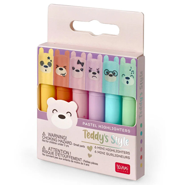 LEGAMI Ayıcık Pastel Fosforlu Kalem