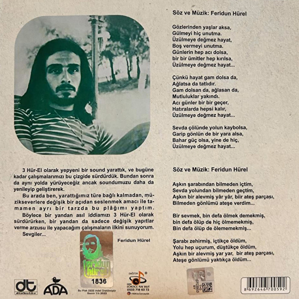 Feridun Hürel - Bir Sevmek, Bin Defa Ölmek Demekmiş