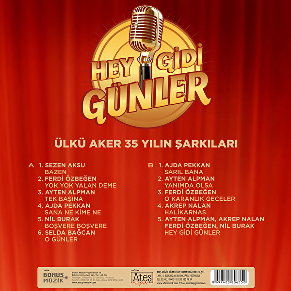 Çeşitli Sanatçılar - Ülkü Aker - 35 Yılın Şarkıları (Hey Gidi Günler)
