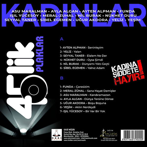 Çeşitli Sanatçılar - Kadınlar - 45'lik