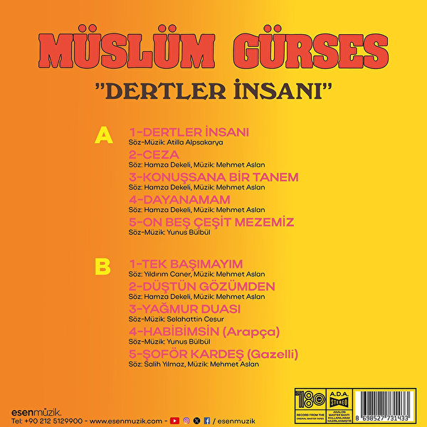 Müslüm Gürses - Dertler İnsanı