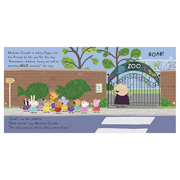 Peppa Pig At the Zoo A lift-the-flap book Peppa