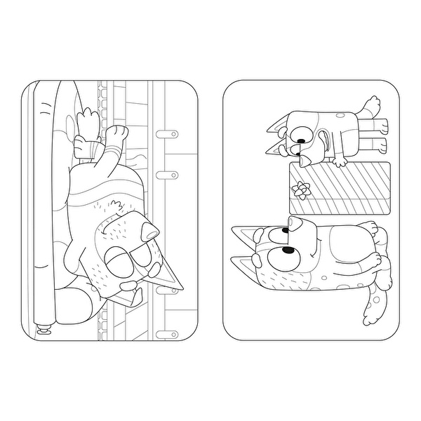 Bluey: Merry Christmas: A Colouring Book