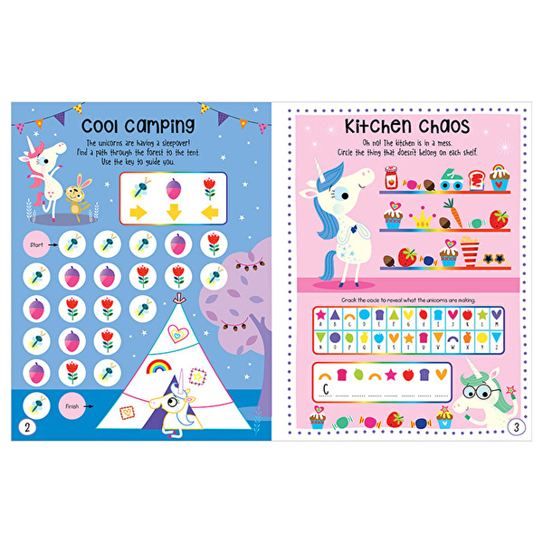 MBI - Balloon Stickers Unicorns Activity Book
