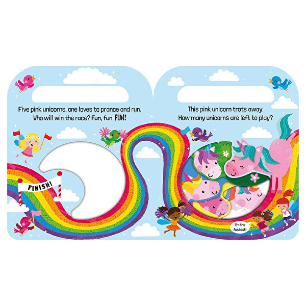 Five Pink Unicorns - Carry And Count - Board Book