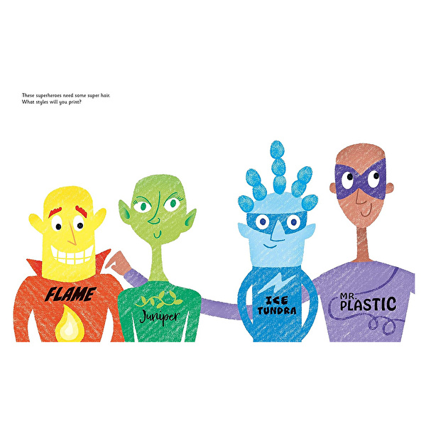 Fingerprint Activities - Superheroes