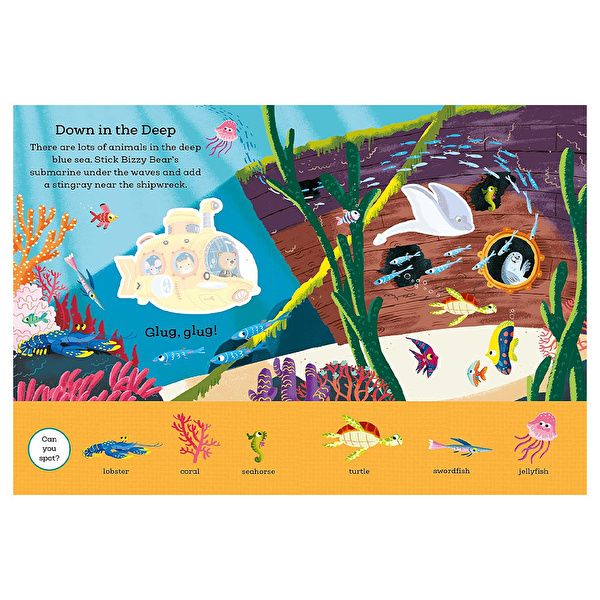 Bizzy Bear: Sticker Book: Go