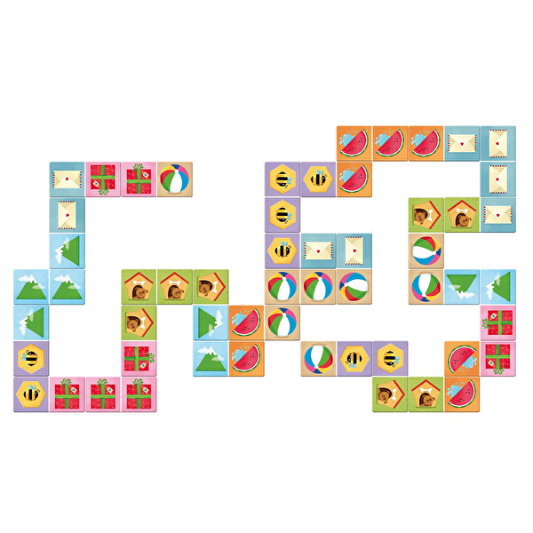 SASSI Play And Learn - Domino Shapes - Book And Game