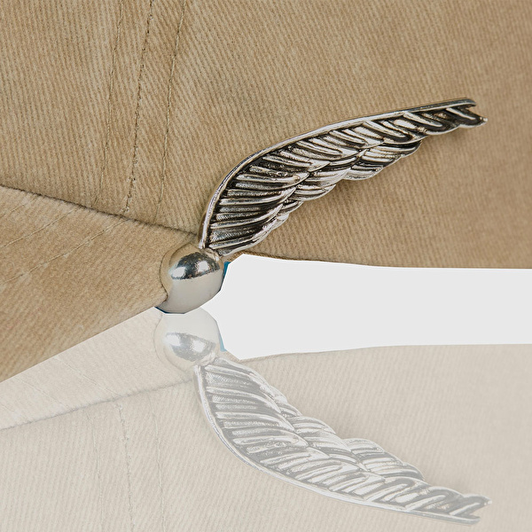 STUDIO NOID Pirinç Üzeri Antik Oksit Kaplama - Gold Hermes Şapka Aksesuarı