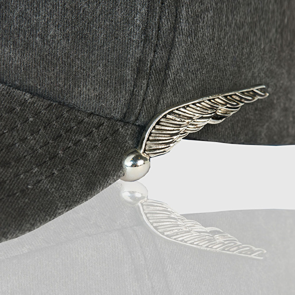 STUDIO NOID Pirinç Üzeri Gümüş Kaplama Antik Oksit - Silver Hermes Şapka Aksesuarı