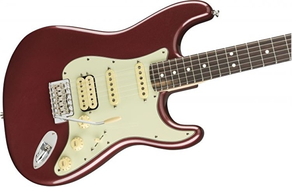 Fender American Performer Stratocaster HSS Gülağacı Klavye Aubergine Elektro Gitar
