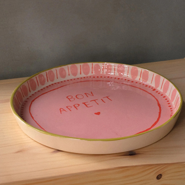 GRİ SERAMİK Bon Appetit Tabak