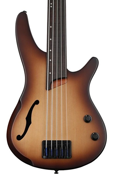 IBANEZ Workshop Series SRH505F-NNF 5 Telli Doğal Kahverengi Burst Flat Bas Gitar