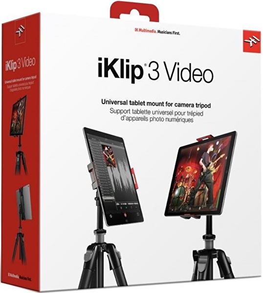 IK MULTIMEDIA iKlip 3 Tripod için Tablet Başlığı