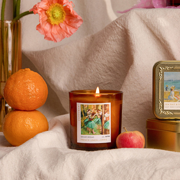 PADDYWAX Empresyonistler Cam Mum 170 gr Degas Dancers, Pink - Green