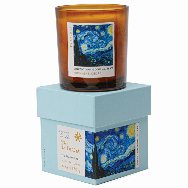 PADDYWAX Empresyonistler Cam Mum 170 gr Van Gogh The Starry Night