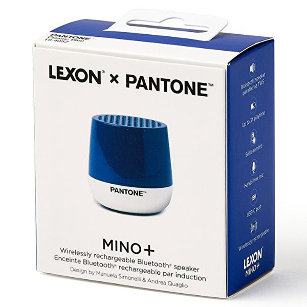LEXON x Pantone Mino + Bluetooth Hoparlör Mavi