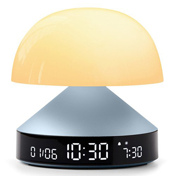 LEXON Mina Sunrise Alarm Saatli Gün Işığı Simülatörü & Aydınlatma Açık Mavi