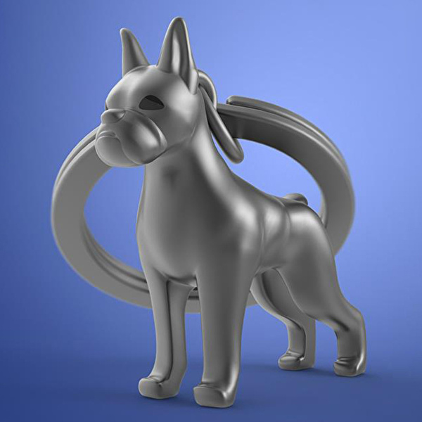 METALMORPHOSE Boxer Köpek Anahtarlık