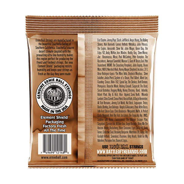 Ernie Ball P02148 Phosphor Bronze 11-52 Akustik Gitar Teli