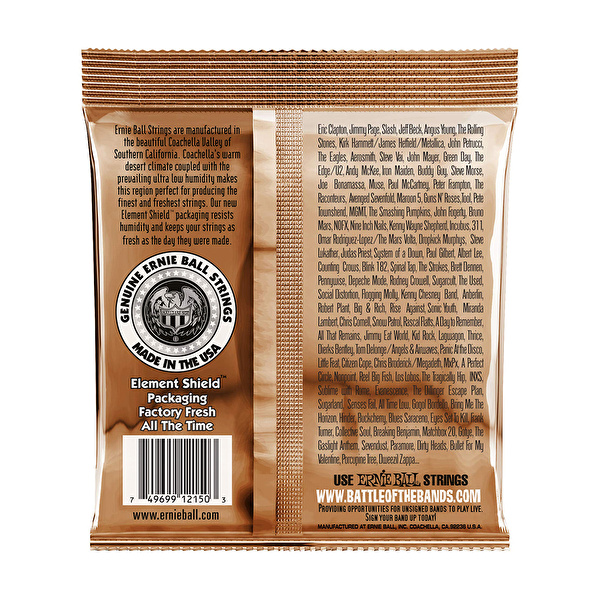 Ernie Ball P02150 | Earthwood Extra Light Phosphor Bronze .10-.50 Akustik Gitar Teli