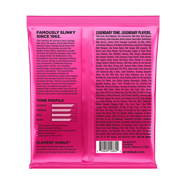 Ernie Ball P02834 Super Slinky Nickel 45-100 (4 Telli) Bas Gitar Teli