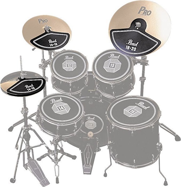 PEARL RP-40C 4 Parça Kauçuk Zil Pad Seti