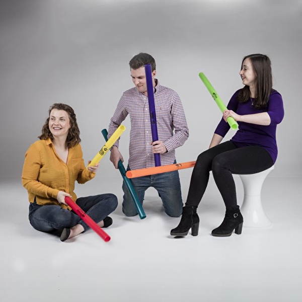 PERCUSSIONPLUS PP791 Wak-a-Tubes 5'li Müzikal Borular Kromatik Bemoller ve Diyezler