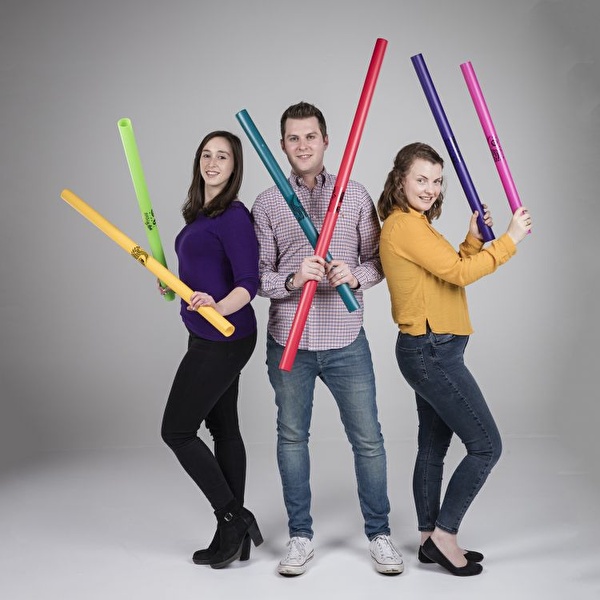 PERCUSSIONPLUS PP794 Wak-a-Tubes 5'li Müzikal Borular Bas Kromatik Bemoller ve Diyezler