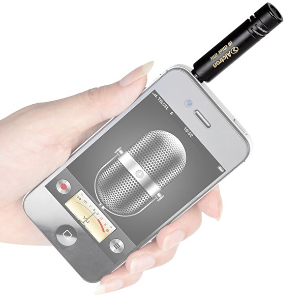 ALCTRON i9 BLACK iOS Cihazlar için Mini Condenser Mikrofon