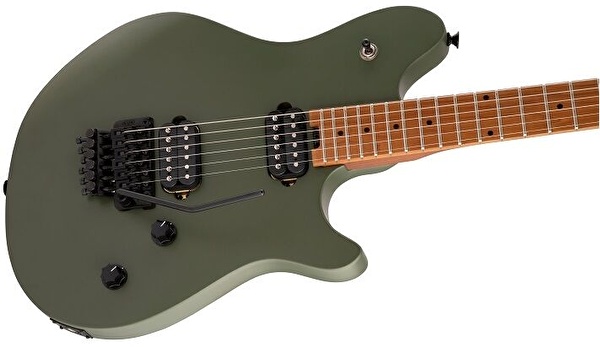 EVH Wolfgang WG Standard Fırınlanmış Akçaağaç Klavye Matte Army Drab Elektro Gitar