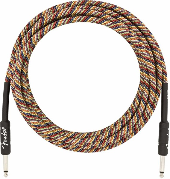 Fender 18.6' Festival Pure Hemp Rainbow Enstrüman Kablosu