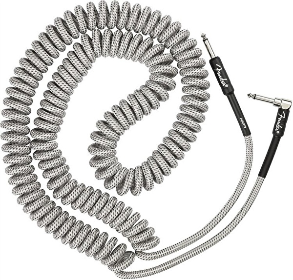 Fender Professional  9 Metre  White Tweed Coil Enstrüman Kablosu