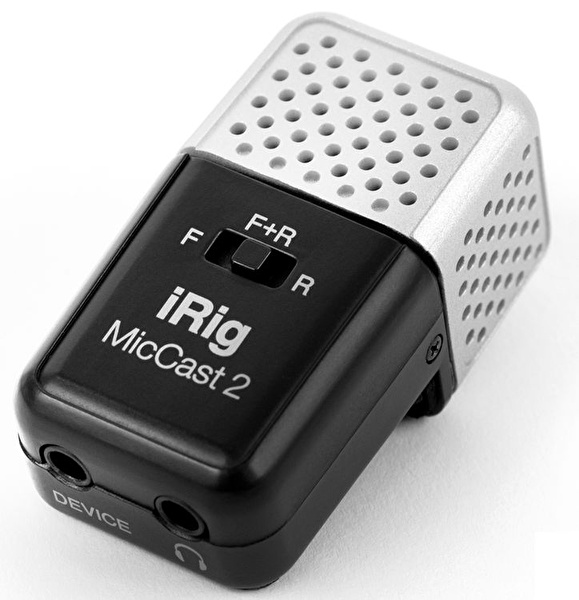 IK Multimedia iRig Mic Cast 2 Ultra-Kompakt Mikrofon (iOS & Android)