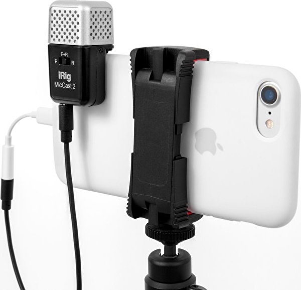 IK Multimedia iRig Mic Cast 2 Ultra-Kompakt Mikrofon (iOS & Android)