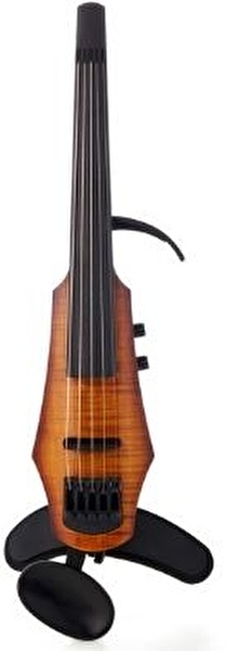 NS DESIGN WAV5-VN-AB Polar Piezo Manyetikli Transparan Amberburst Elektro Keman