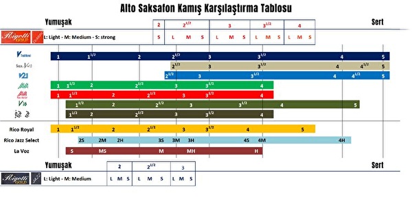 RIGOTTI Bb Clarinet Kamış - 1,5 Numara