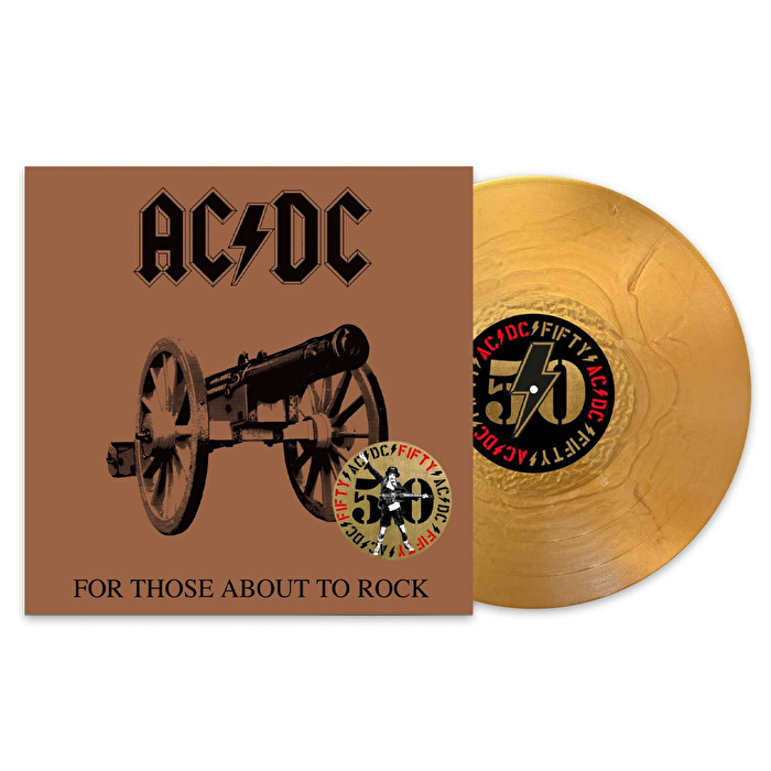 AC/DC - For Those About to Rock (50th Anniversary - Gold Nugget Vinyl)